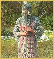 Oriental mail jacket and hood ( ring jacket )