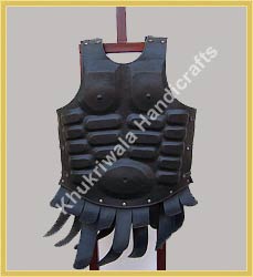 Muscled Leather Armor with Front Strips